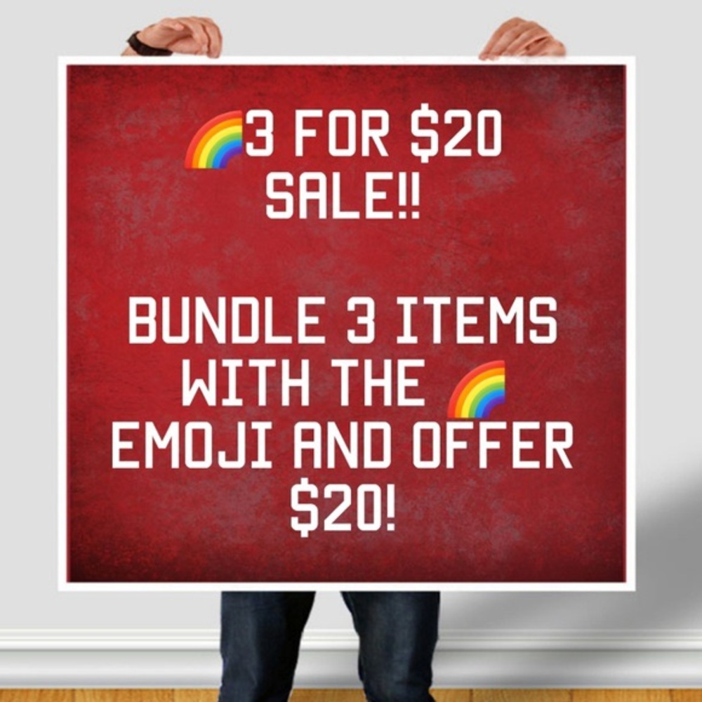 🌈 BUNDLE DEAL!! 🌈 3/$20